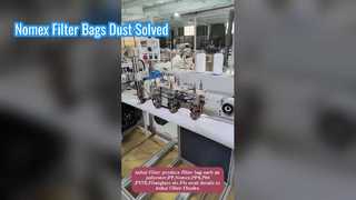 Βιομηχανικές σακούλες φίλτρου Nomex για έλεγχο της σκόνης