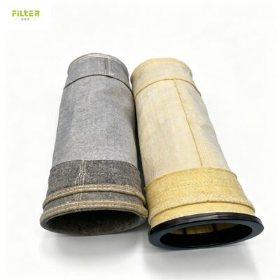 Ποιότητα  Manufacture High temperature PPS aramid fiberglass dust filter bag for baghouse Εργοστάσιο