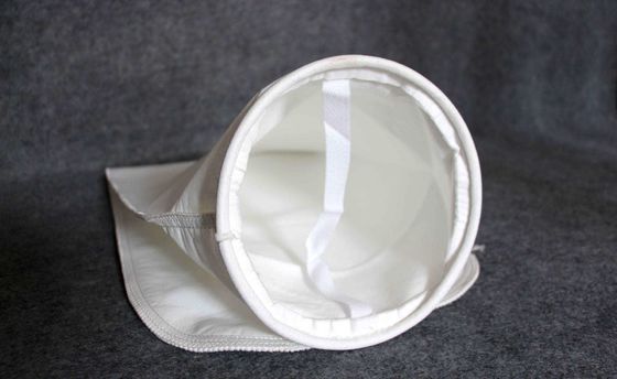 ποιότητας  Polyester Needle Felt Liquid Filter Bag / 190 Micron Filter Bag For Adhesive Industry εργοστάσιο