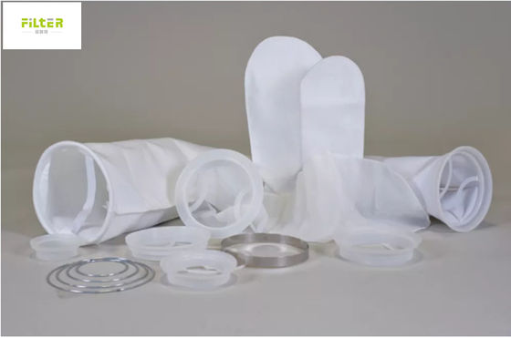Τσάντα φίλτρων νερού πολυεστέρα 100 μικρού για τον υγρό εξαγνιστή νερού βιομηχανίας