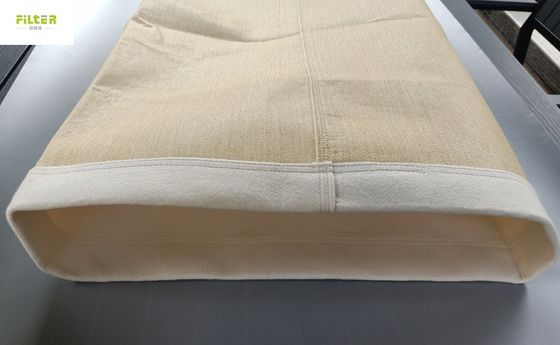Τσάντα φίλτρων Aramid συλλεκτών σκόνης εγκαταστάσεων αναμικτών ασφάλτου 500gsm