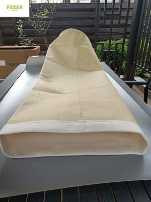 Τσάντα φίλτρων Aramid συλλεκτών σκόνης εγκαταστάσεων αναμικτών ασφάλτου 500gsm