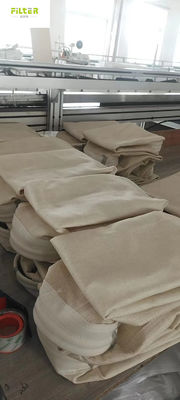 Βιομηχανική 550GSM Nomex Aramid τσάντα φίλτρων συνήθειας με το καλώδιο SS