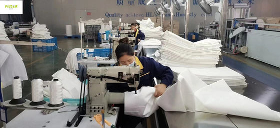 Βιομηχανικά μανίκια φίλτρων Nomex Aramid πολυεστέρα για το εσώρουχο τσιμέντου χαλυβουργείου