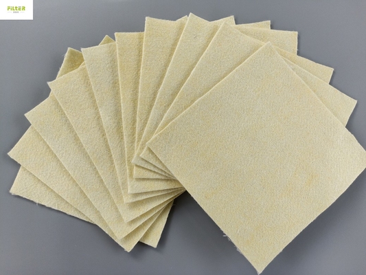 Ύφασμα φίλτρων αέρα φίμπεργκλας ΜΑΔ Nomex PTFE για το σύστημα συλλεκτών σκόνης