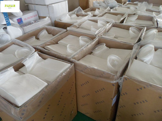 PP 1 μικρό υγρή τσάντα φίλτρων 200 μικρού 7 " X32» με το πλαστικό δαχτυλίδι