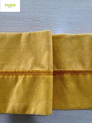 Αισθητή τσάντα φίλτρων 100% P84 βελόνα για τη συλλογή της αεριωθούμενης 550g σκόνης καλής διαπερατότητας αέρα σφυγμού