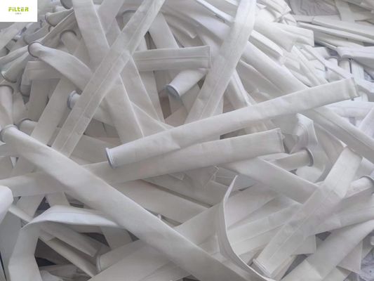 Βιομηχανική μη υφαμένη τσάντα φίλτρων πολυπροπυλενίου συλλεκτών σκόνης 450GSM