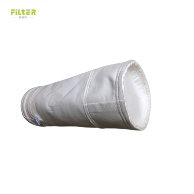Ενίσχυση 100mm 450GSM~550GSM Μεσαίο φίλτρο Πολυεστέρα Φίλτρο σακούλα για εργοστάσιο χάλυβα