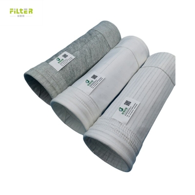 Βιομηχανικός συλλέκτης σκόνης 550GSM Μικρονικές ίνες πολυεστέρα Αντιστατική σακούλα φίλτρου