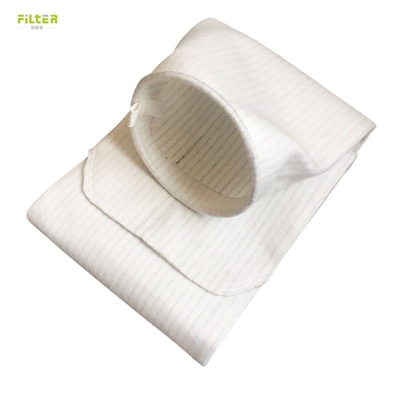Προσαρμοσμένο μέγεθος Polyester Filter Bag με υψηλή θερμοκρασία τήξης για υγρό και όξινο περιβάλλον