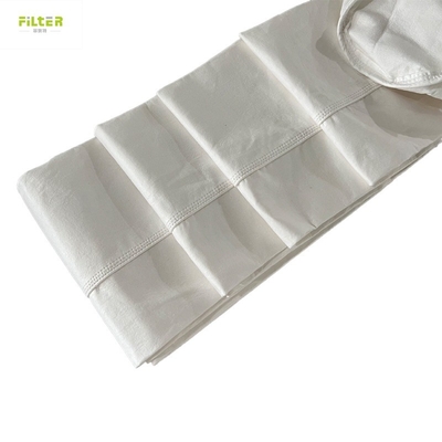 Φίλτρο σκόνης από βελόνα Nomex PTFE Φίλτρο σκόνης από πολυεστέρα Εμπόδιο συλλέκτη σκόνης PPS Φίλτρο σακούλες για εργοστάσια τσιμέντου και άσφαλτου 450-550GSM