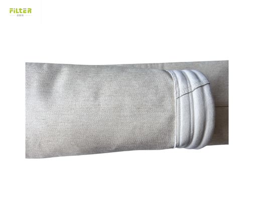Φίλτρο σακούλας μεμβράνης Nomex PTFFE 450gsm~550gsm για εργοστάσιο τσιμέντου