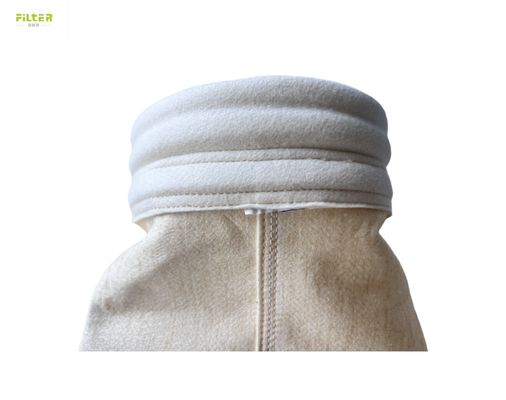 Φίλτρο σακούλας μεμβράνης Nomex PTFFE 450gsm~550gsm για εργοστάσιο τσιμέντου