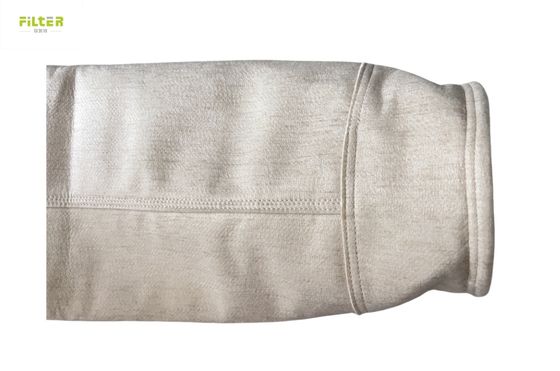Φίλτρο σακούλας μεμβράνης Nomex PTFFE 450gsm~550gsm για εργοστάσιο τσιμέντου