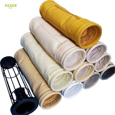 PTFE Membrane Dust Collector Polyester Nomex Filter Bag For Gas Purification