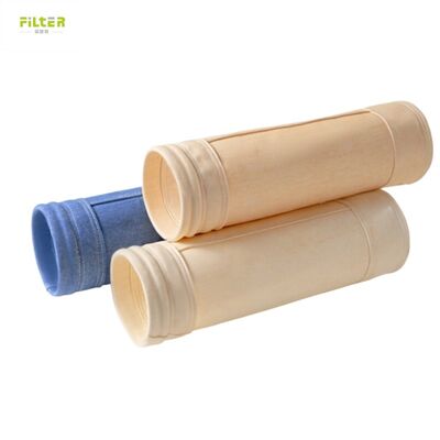 Industrial Grade Polyester Nomex Filter Bag with Heat Set Finish Treatment for Enhanced Durability in Dust Filtration Applications