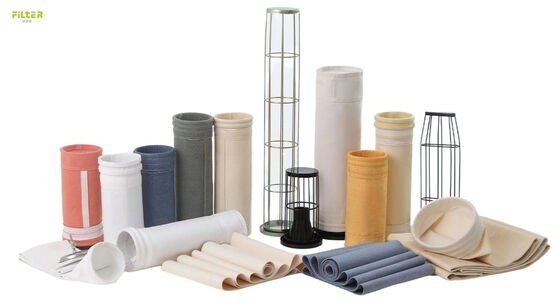 Φίλτρα σακούλες P84 PTFE προσαρμοσμένου μεγέθους κατασκευασμένες από φίλτρο ύφασμα P84 550 GSM για διάφορα βιομηχανικά συστήματα συλλογής και φιλτραρίσματος σκόνης