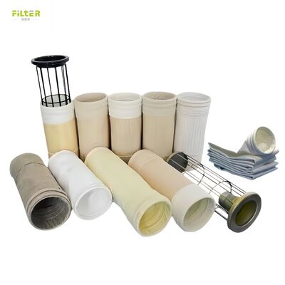 100% βιομηχανικές σακούλες φίλτρου 550gm Nomex Filter Sleeves με μεμβράνη PTFE