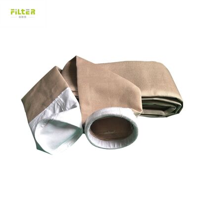 Ανθεκτικές στη θερμότητα σάκοι σκόνης Nomex PTFE από γυάλινη ίνα P84 για βιομηχανικούς λέβητες