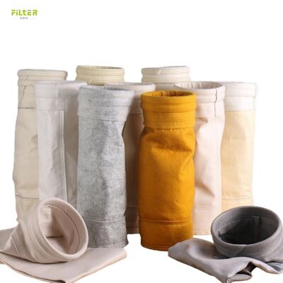 Υφασμάτινες σακούλες φίλτρου Nomex Polyester PPS P84 PTFE βελονοτρυπητές για βιομηχανικούς λέβητες