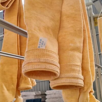 Διάρκεια ζωής P84 Αραμίδιο Πολυεστέρα PPS PTFE σακούλα φίλτρου για εργοστάσιο χάλυβα