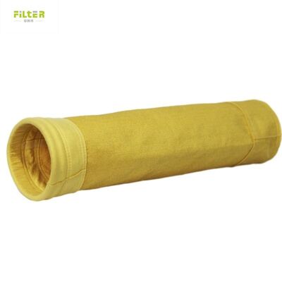 Διάρκεια ζωής P84 Αραμίδιο Πολυεστέρα PPS PTFE σακούλα φίλτρου για εργοστάσιο χάλυβα