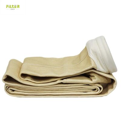 Διάρκεια ζωής P84 Αραμίδιο Πολυεστέρα PPS PTFE σακούλα φίλτρου για εργοστάσιο χάλυβα