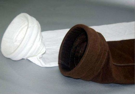 Βιομηχανικό σκόνης συλλεκτών υψηλής θερμοκρασίας 100% καθαρό PTFE φίλτρων ποσοστό διακένωσης τσαντών 750GSM χαμηλό