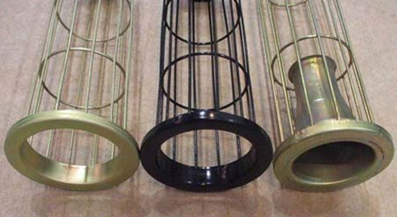 Γαλβανισμένος χάλυβας άνθρακα ανοξείδωτου Organo κλουβιών τσαντών φίλτρων συλλογής σκόνης σιλικόνη