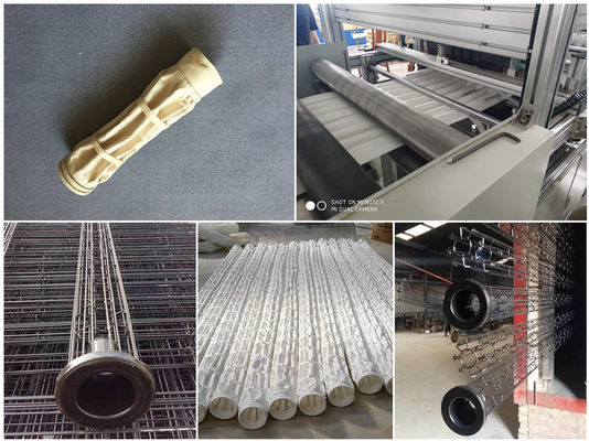 Τσάντες πολυεστέρα εγκαταστάσεων παραγωγής ενέργειας/φίλτρων συλλεκτών σκόνης Aramid/ΜΑΔ/PTFE