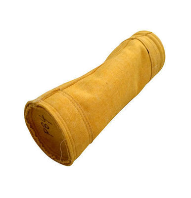 Υψηλής θερμοκρασίας τσάντα φίλτρων 550gsm Polyimide (P84) αντιοξική & αντι-αλκάλιο και μακρά ζωή