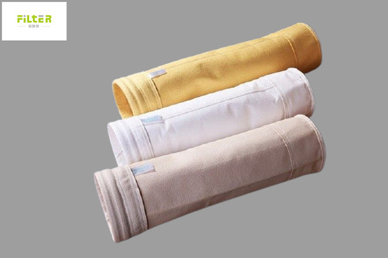 τσάντα φίλτρων συλλεκτών σκόνης 500gsm Aramid (Nomex) υψηλής θερμοκρασίας