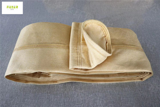 τσάντα φίλτρων συλλεκτών σκόνης 500gsm Aramid (Nomex) υψηλής θερμοκρασίας