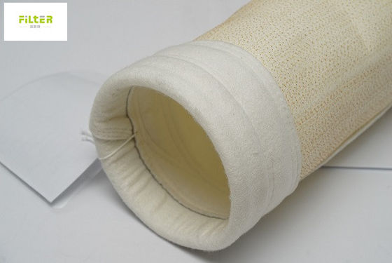 Τσάντα φίλτρων σκόνης Aramid ΜΑΔ P84 PTFE Nomex 450-550g για τη βιομηχανία τσιμέντου